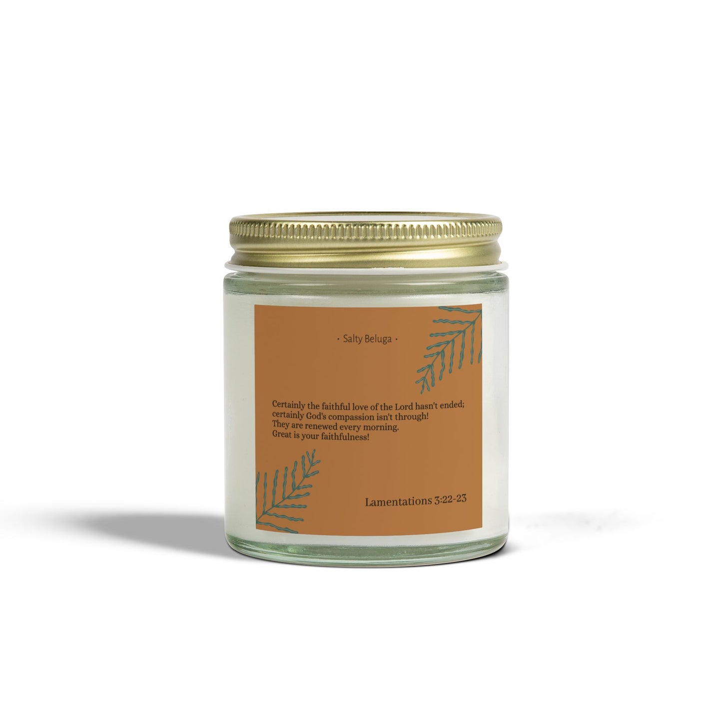 Lamentations 3:22-23 Scented Candles