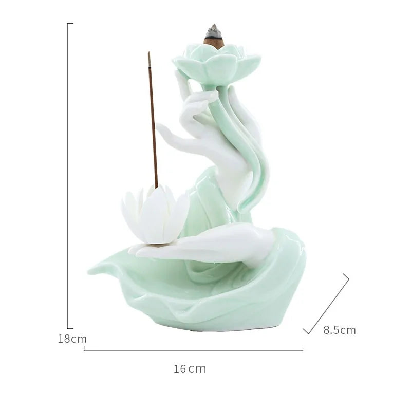 Lotus Backflow Incense Burner