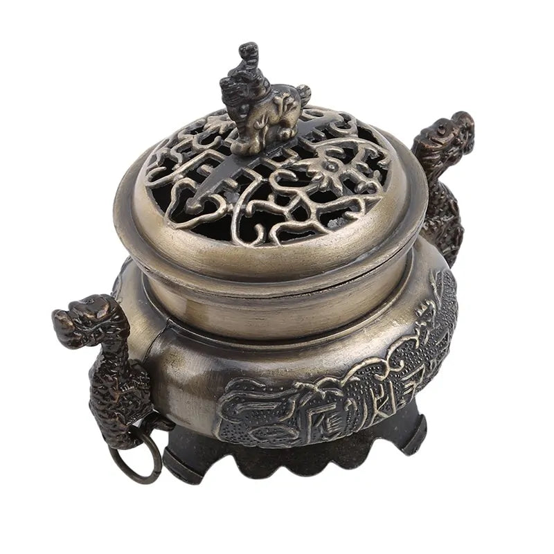 Retro Lotus Incense Burner