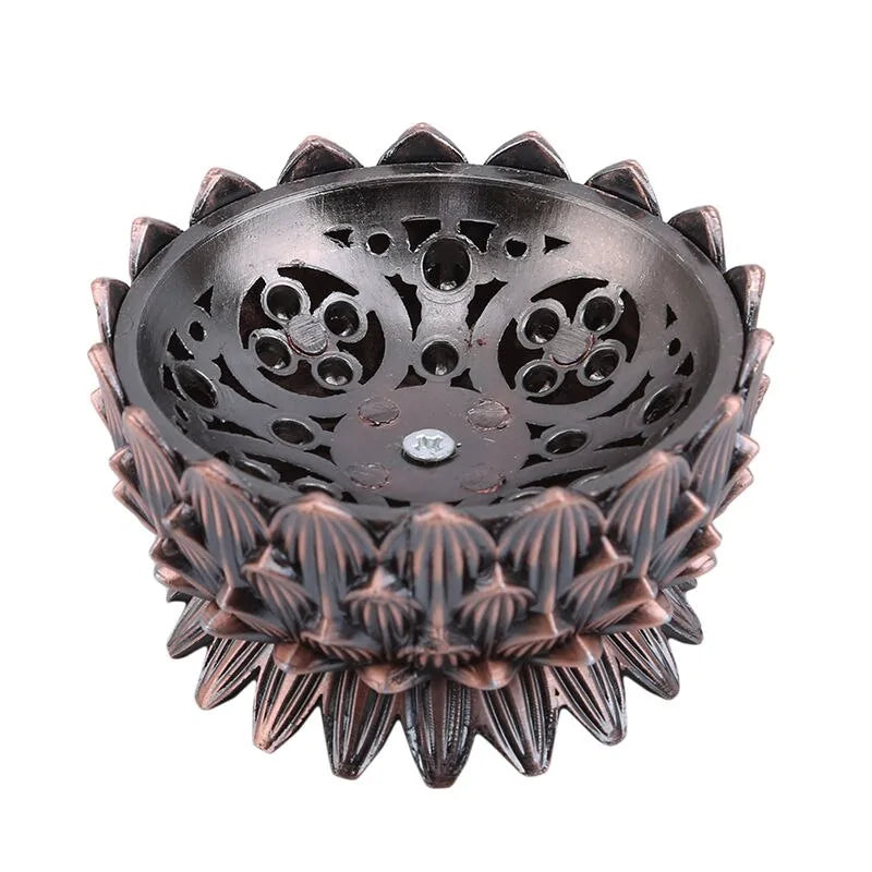 Retro Lotus Incense Burner