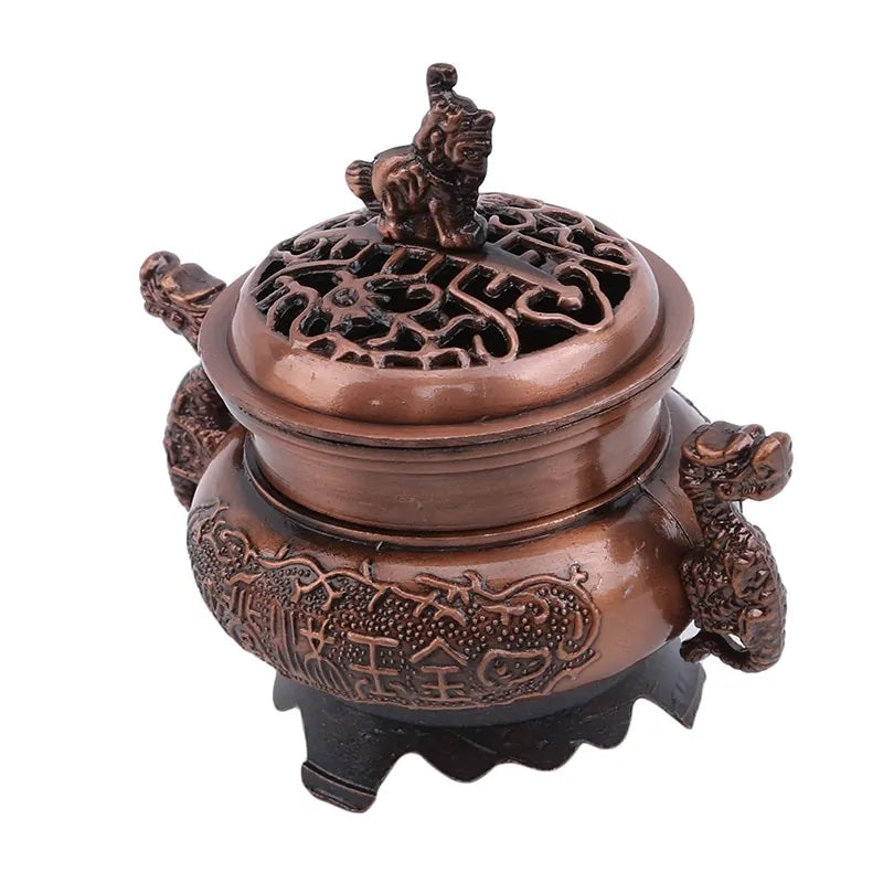 Retro Lotus Incense Burner