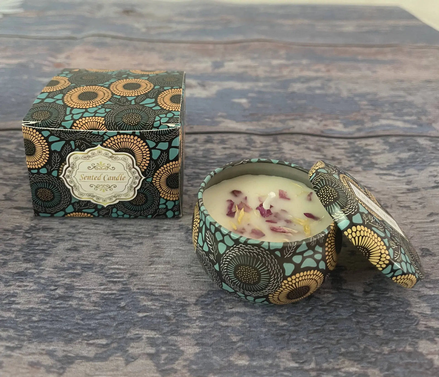 Dried Floral Scented Candles