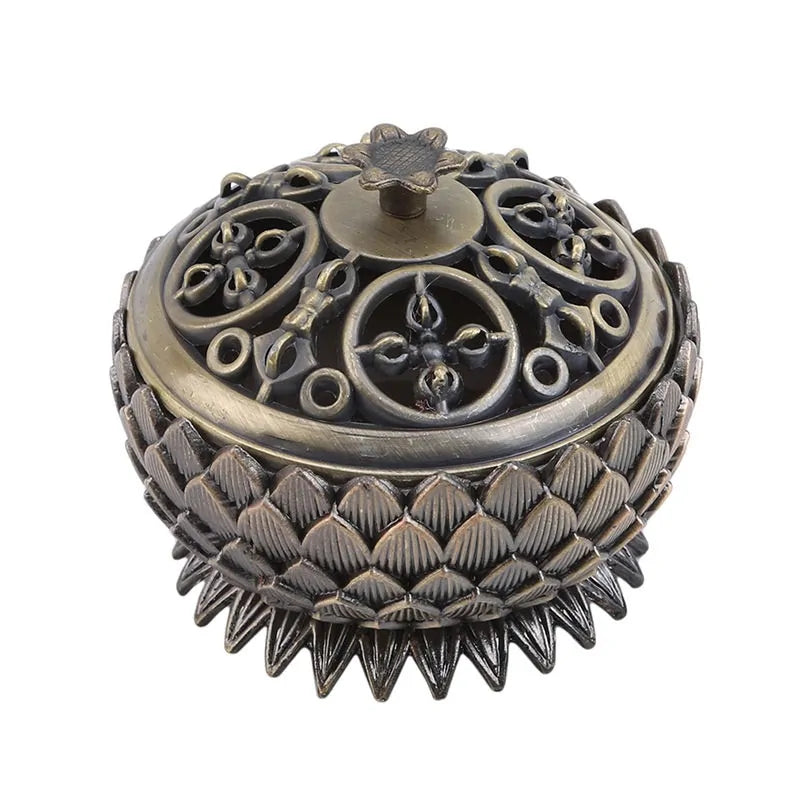 Retro Lotus Incense Burner