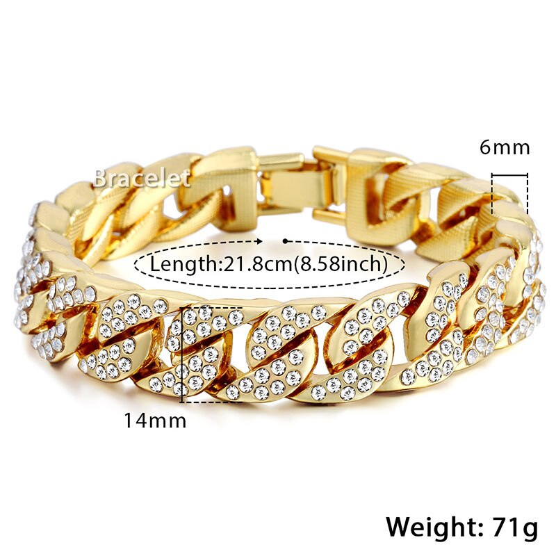 Miami Gold Cuban Bracelet